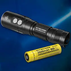 NITECORE DL20 + 18650 аккумуляторная батарея 1000 LMs CREE XPL HI V3 светодиодный фонарик Фара-Искатель подводная 100Ms водонепроницаемый фонарь