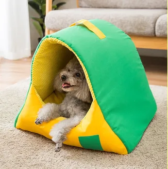 

Pet Cat Dog Bed Warming Dog House Soft Material Sleeping Bag Pet Cushion Puppy Kennel