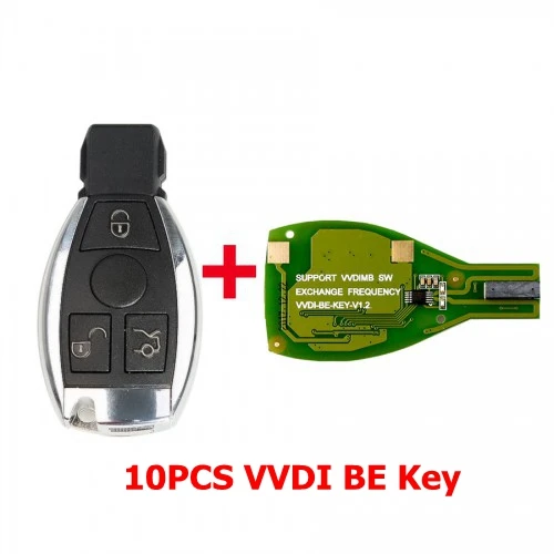 Xhorse VVDI BE Pro/VVDI MB BGA/VVDI2 полный с Умной оболочкой 3 кнопки для Mercedes Benz сборка с Xhorse VVDI ключ - Цвет: VVDI BE KEY 10PCS