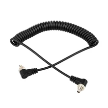 Aliexpress - C5AB M-M PC Sync Cord Male To Male Flash Spring Cable With Screw Lock for canon