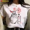 Hot Miyazaki Hayao Cartoon Totoro T Shirt Women Summer Tops Funny Studio Ghibli Graphic Tees Femme Japanese Anime Shirt Female ► Photo 3/6