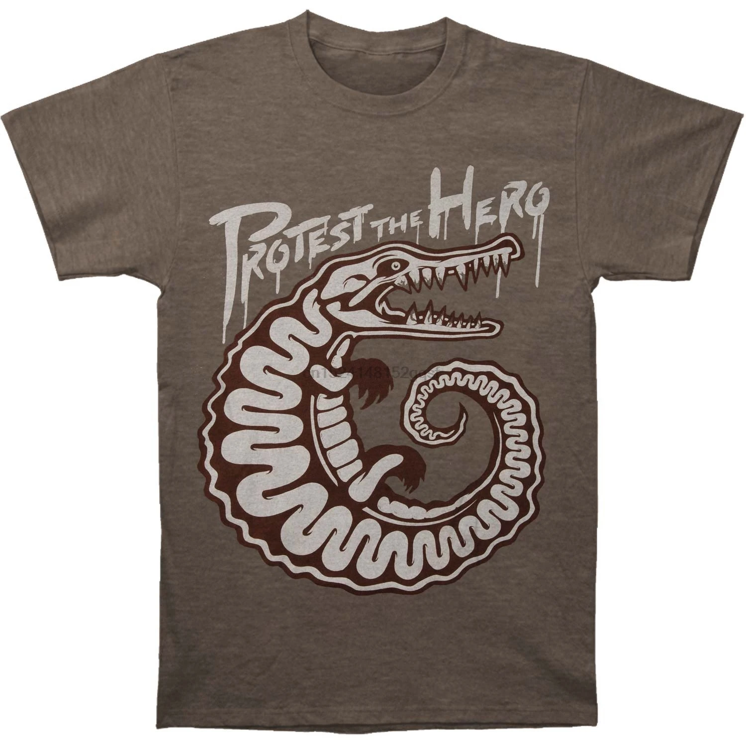 100% забавная Футболка мужская новинка футболка Protest The Hero Croc | Мужская одежда