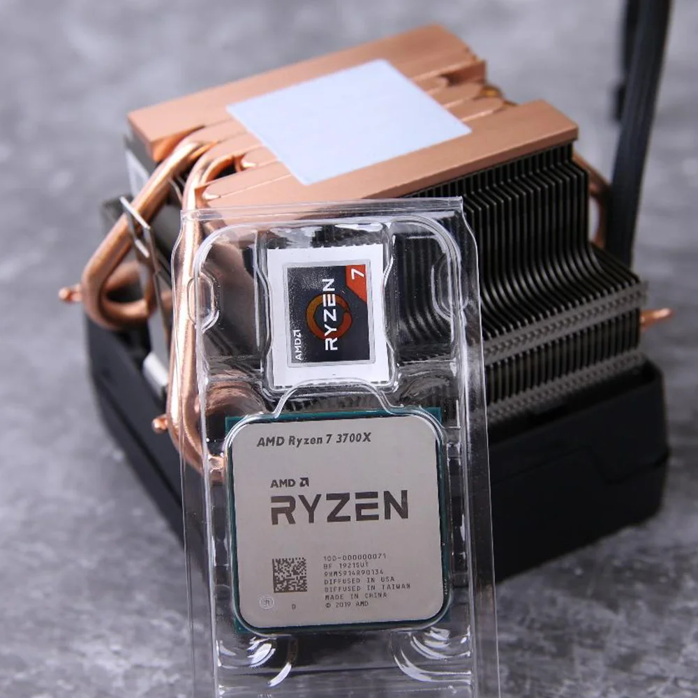 Ryzen7 3700X CPUクーラー付 Amd-cpu ryzen 7 3700x新しいcpu,ファン