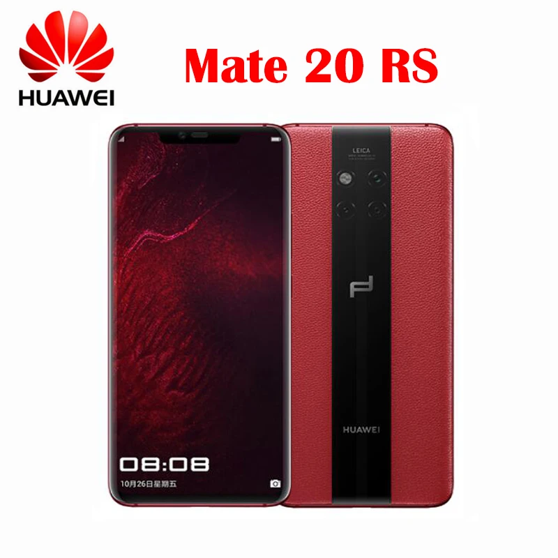 huawei mate 20 RS, телефон Andorid 9,0 Kirin 980, четыре ядра, NFC, быстрое зарядное устройство, 6,39 дюймов, 2k+ 3120x1440, 8 Гб ram, 512 ГБ rom