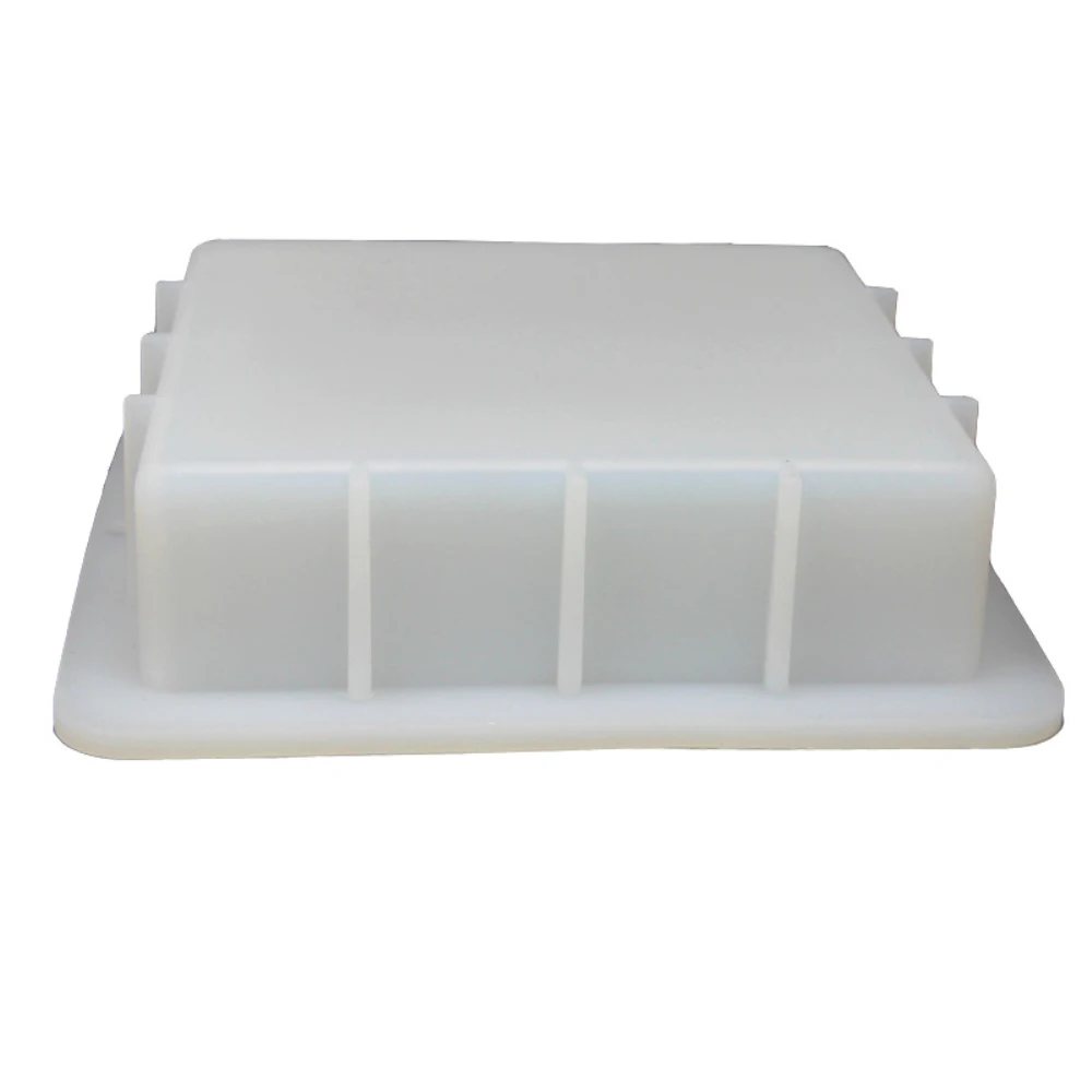 6 inch Large Square Cube Rendering Soap Silicone Molds DIY Toast Loaf Soap Making Mould Handmade DIY Crafts Decorating