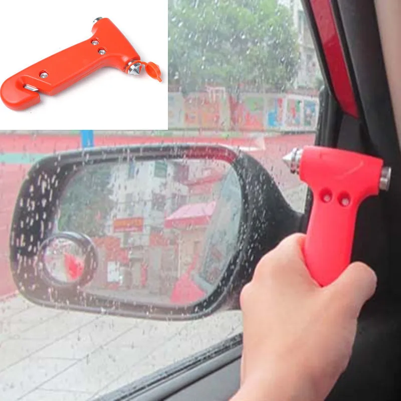 Emergency Car Windscreen Hammer with Seatbelt Cutter