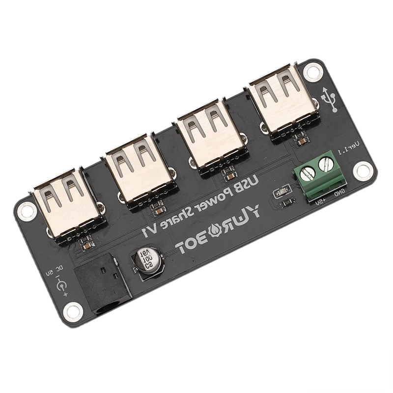 AMS-5V 4-канальный USB Мощность сплиттер Мощность зарядная Модульная плата