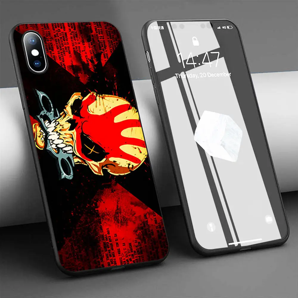 

Coque Five Finger Death Punch Soft Silicone Phone Case for iPhone 11 Pro Max X 5S 6 6S XR XS Max 7 8 Plus Case Phone Cover