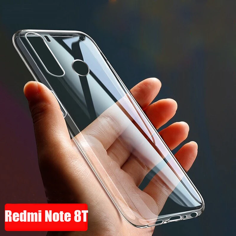Xiaomi Redmi 8A мягкий чехол Redmi 8A ультра тонкий мягкий прозрачный чехол из ТПУ для Xiaomi Redmi 8 7A Note 8T Pro прозрачный силиконовый чехол - Цвет: Redmi Note 8T