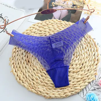 

Sexy women's Transparent fashion low waist lace underwear casual womens thongs panties hollow sexy briefs panties Underpant