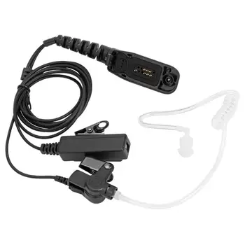 

2 Wire Coil Earbud PTT Mic Headset Audio Mic Surveillance Kit for Motorola XiR P8668 P8268 APX 7000 XPR 6500 XPR 6550
