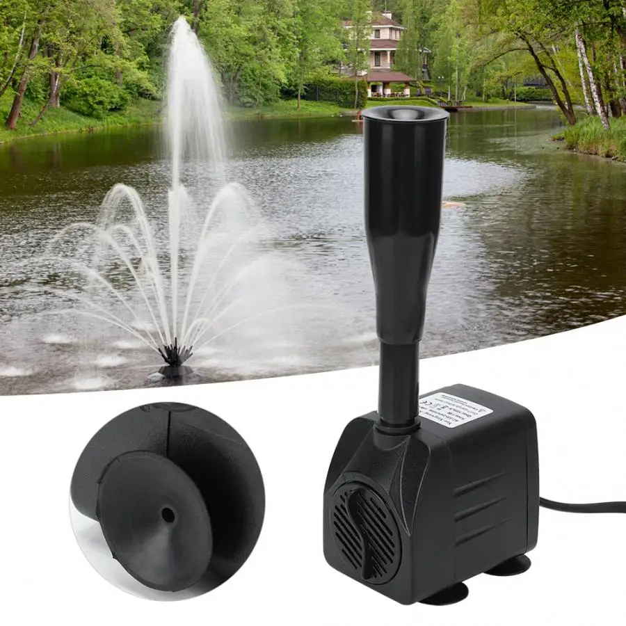 3 in 1 1000L/H 15W Aquarium Fish Tank Submersible Pump for Water Garden Fountain Pond Aquarium Submersible Pump