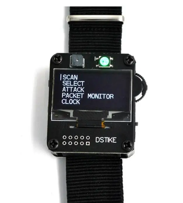 Deauther Watch DSTIKE WiFi Deauther Watch ESP8266 макетная плата | Смарт-часы DevKit | Arduino NodeMCU ESP32 IoT I2-002-004-005 - Цвет: Deauther Watch