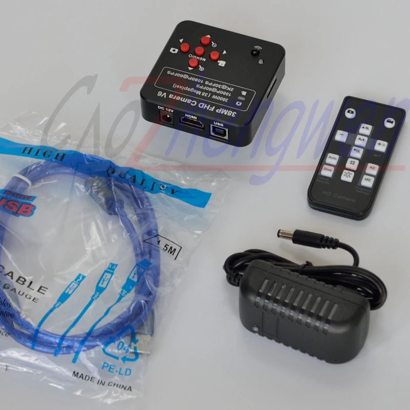 FYSCOPE 38MP 60spf HDMI микроскоп 3.5X-90X стерео зум микроскоп+ Артикуляционная подставка с зажимом