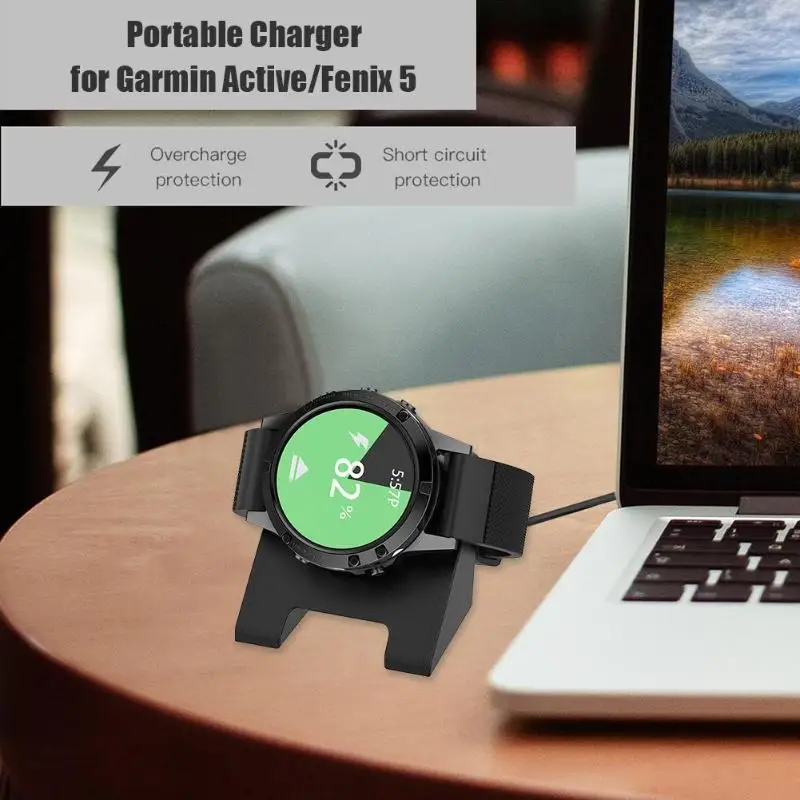Для смарт-часов Garmin прочная быстрая зарядная док-станция умелое производство универсальная вертикальная зарядная док-станция подставка крепление база