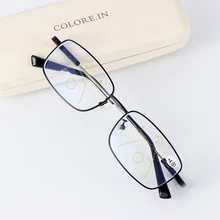 Для мужчин и женщин, синий светильник, блокирующие очки для пресбиопии, прогрессивные многофокальные очки для чтения, антибликовые очки для чтения глаз