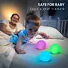 1/6 Pack Swimming Pool Floating Lights IP68 Waterproof LED Spherical Pool Light Luminous Ball Outdoor Garden Party Wedding Decor 5