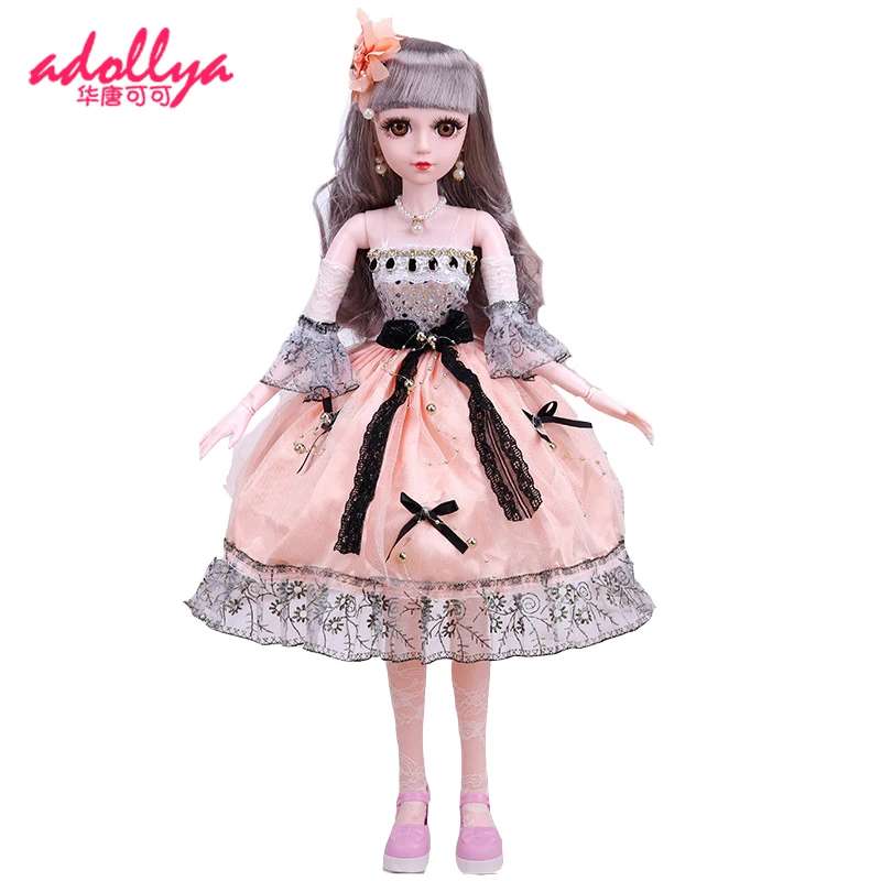 Одежда для куклы Adollya 60 см аксессуары 1/3 BJD Платья с цветочным узором девочек
