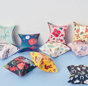 

100pcs Small Kraft cardboard packing birthday gift box handmade soap candy For Wedding Decorations Event Party Supplies