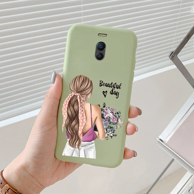 cases for meizu back For Meizu Note 3 5 6 Case Fashion Mother And Daughter Protective Shell Painted Soft Silicone Shockproof Phone Back Cover cases for meizu belt Cases For Meizu