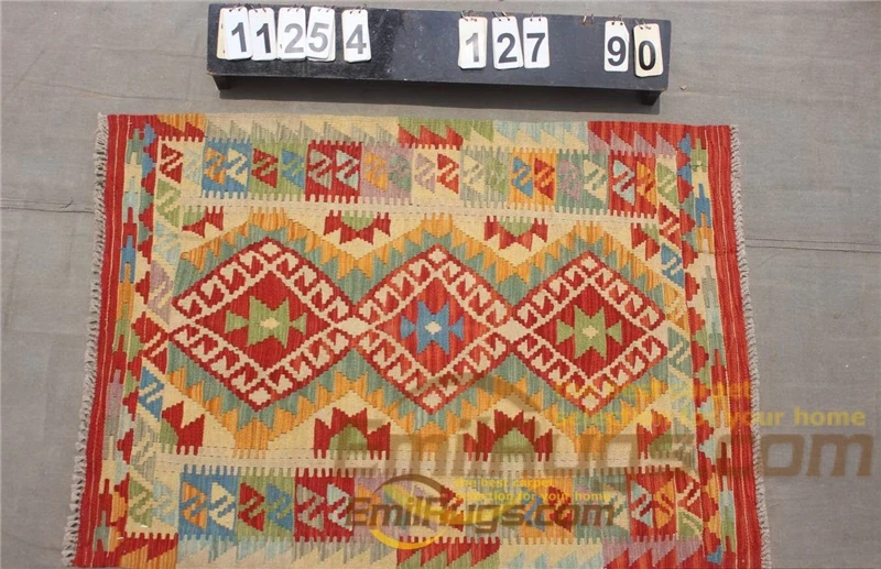 11254 kilim carpet wool Wool Woven Big For Living Room Geometric Bohemian Wool Knitting - Цвет: 11254