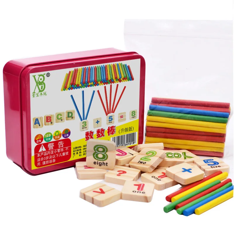 

Arithmetic Rods Counting Sticks Educational Toy Children Mathematics Arithmetic CHILDREN'S Early Education Young STUDENT'S Teach