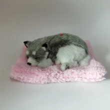 Аляска Хаски плюшевые игрушки большой размер настоящая жизнь мягкие животные игрушки для детей подарки на день рождения прекрасные украшения Свадебный дом