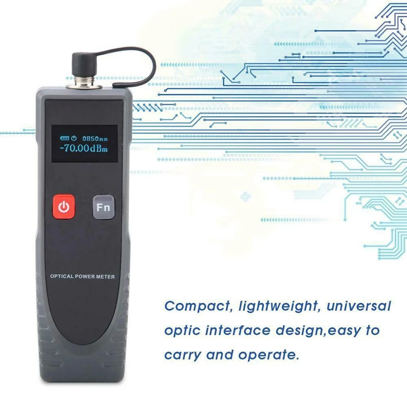 SHGO HOT-WT65 оптический Мощность, цифровой прибор для измерения уровня Мощность измеритель коэффициента мощности,-70-6DBm с 6 волна Длина, Портативный волоконно-оптический кабель Тесты