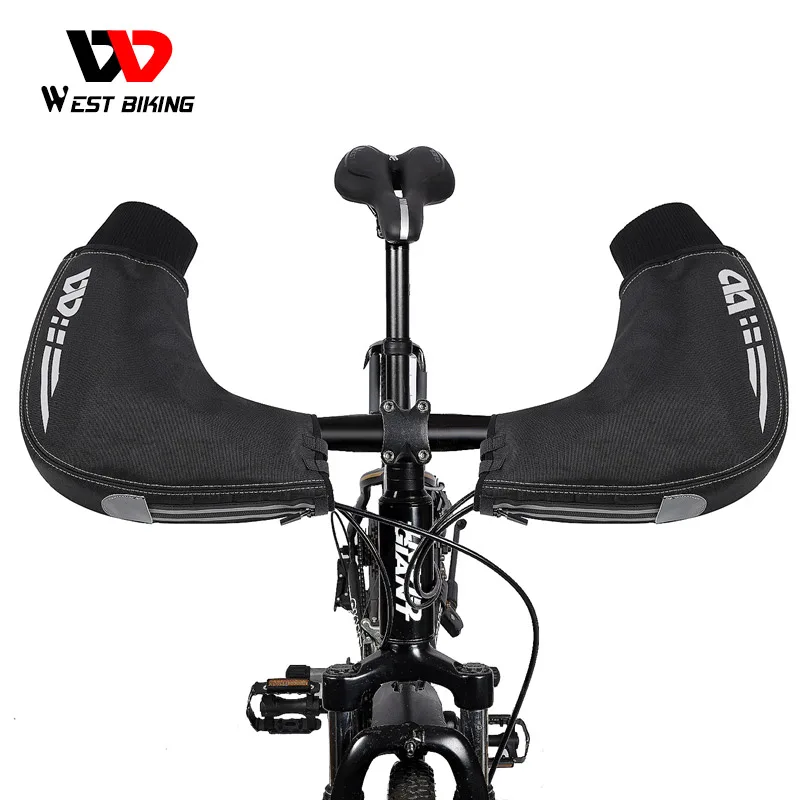 West Biking Winter Mtb Bike Handlebar Gloves Cycling Men Women Mountain