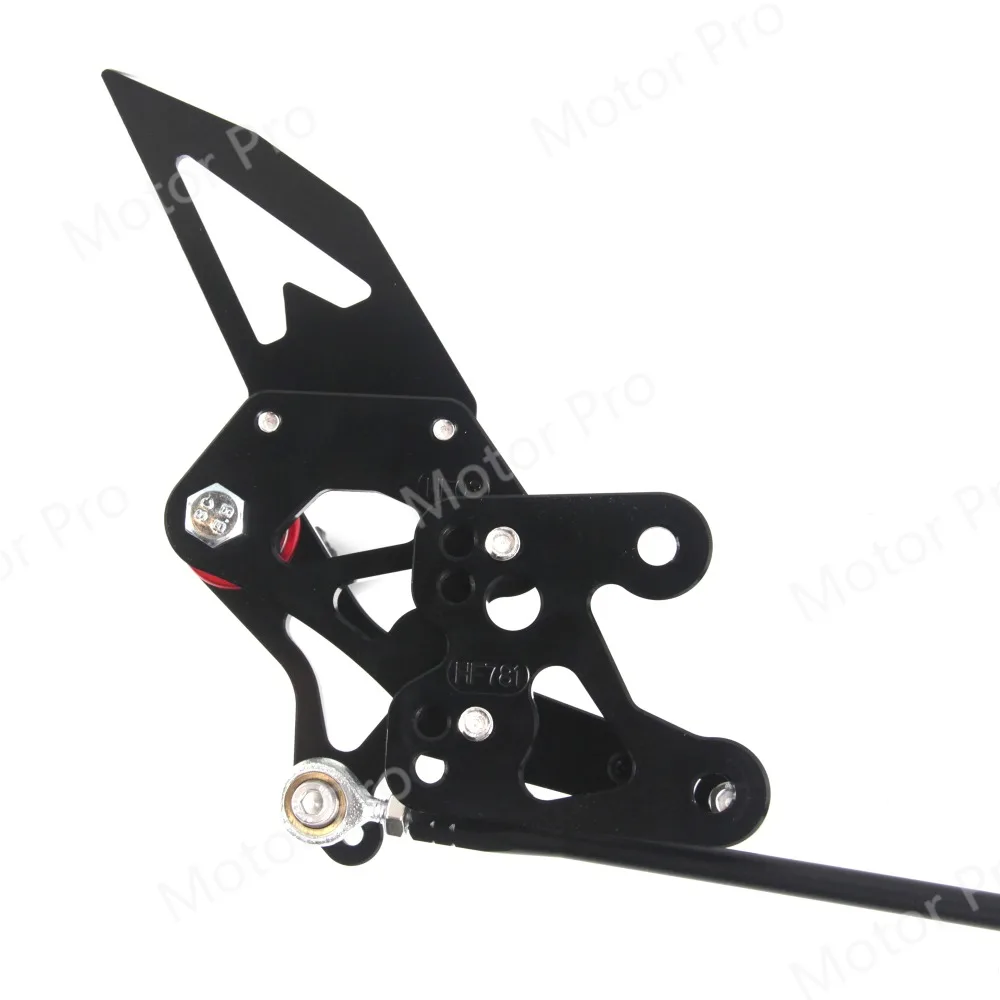 Регулируемые подножки для Yamaha FZ1 2006- Аксессуары для мотоциклов Rearset 2007 2008 2009 2010 2011 2012 2013 FZ8