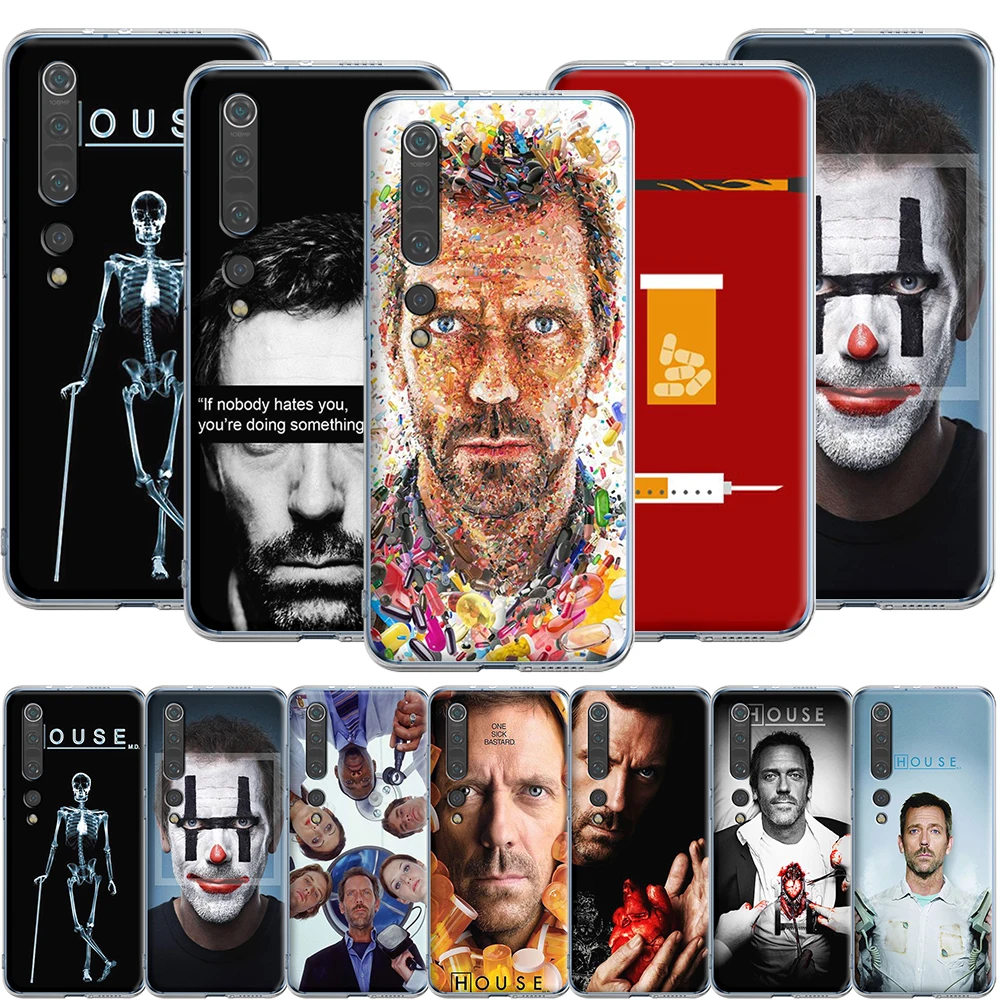 Силиконовый чехол Dr House Hugh Laurie для Xiaomi MI Note 10 A3 A2 A1 9T 9 8 6 Max 3 SE Pro Lite Pocophone F1 | Мобильные