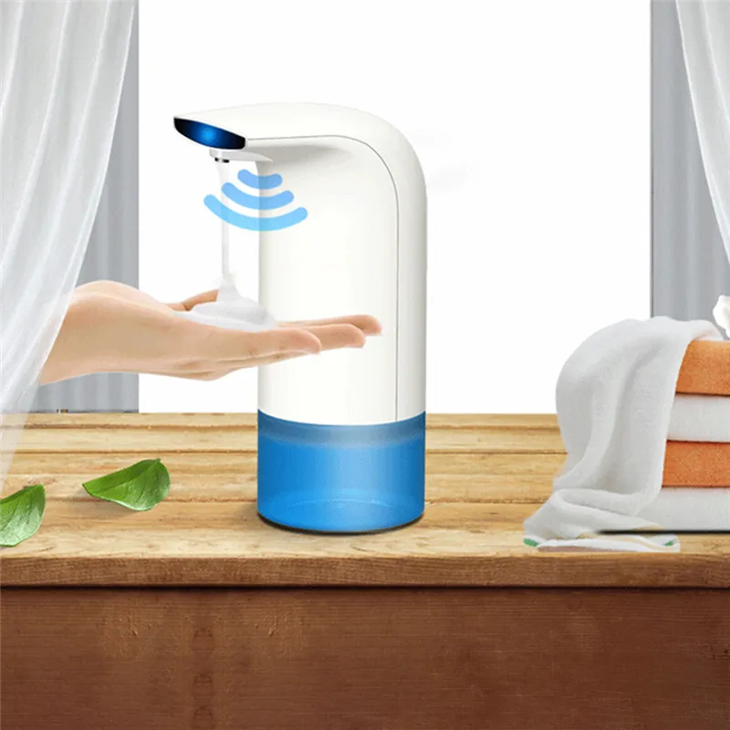 350Ml ABS Automatic Liquid Soap Dispenser for Smart Sensor Touchless Sanitizer Dispensador for Kitchen Bathroom Accessories Sets