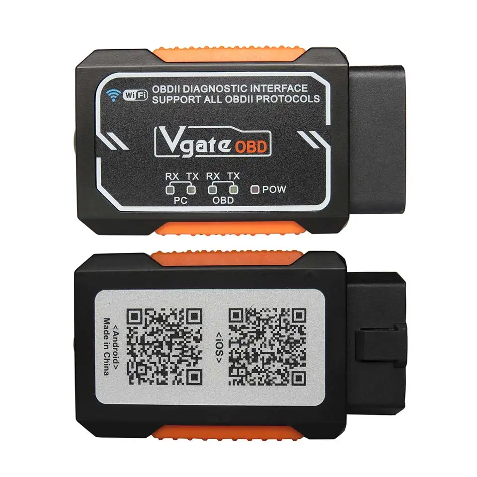 Диагностический сканер Vgate OBD2 автомобильный диагностический Elm327 Wi-Fi V1.5 для Android/iOS