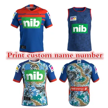 

2018-2019 NEWCASTLE KNIGHTS RUGBY JERSEY Size: S-3XL Print custom name number The quality is perfect. Free Delivery