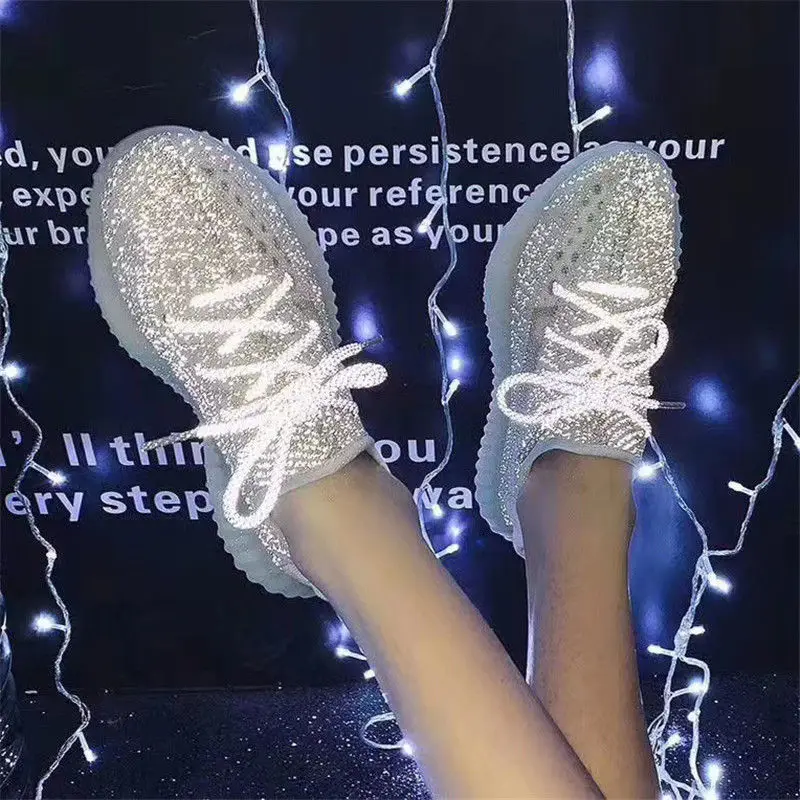 

Gypsophila Coconut Shoes for Women Comfortable Breathable Running Shoes Soft Bottom Non-slip Luminous Fashion Sneakers Woman