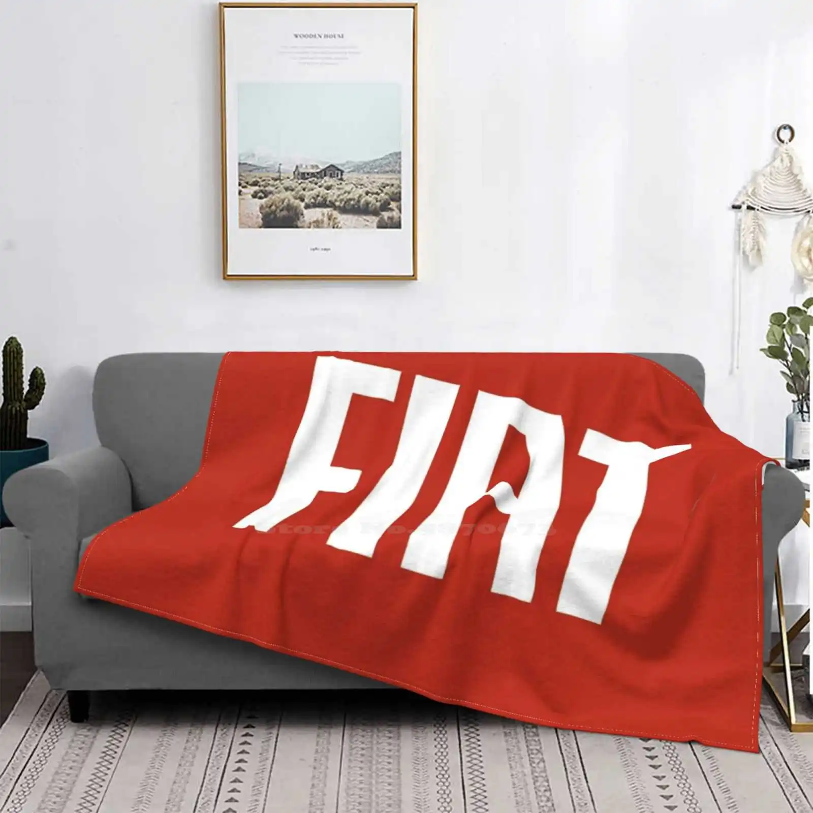 Fiat White Letters Aria Condizionata Coperta Morbida Fiat Italia Abarth Torino Fiat 500 600 124 128 Rally Automobile Passion Car