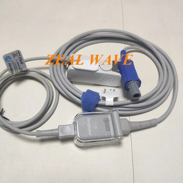

Original Mindray Blood Oxygen Probe Mindray Monitor Blood Oxygen Probe Adult Finger Pulse Oxygen Probe 6-Pin Adult Nail