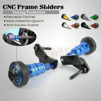 

Motorcycle Cave Frame Slider Fairing Guard Falling Protection Anti Crash Pad Protector For SUZUKI GSXS1000 K9 09-15
