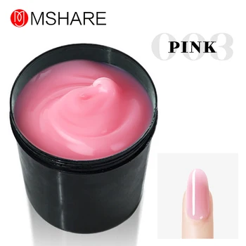 

MSHARE Pink Acrylgel Acrylic Gel Nail 1kg Camouflage Gel Builder Gel Nails Gel UV Hard Polygel Soak Off Thick LED Acryl