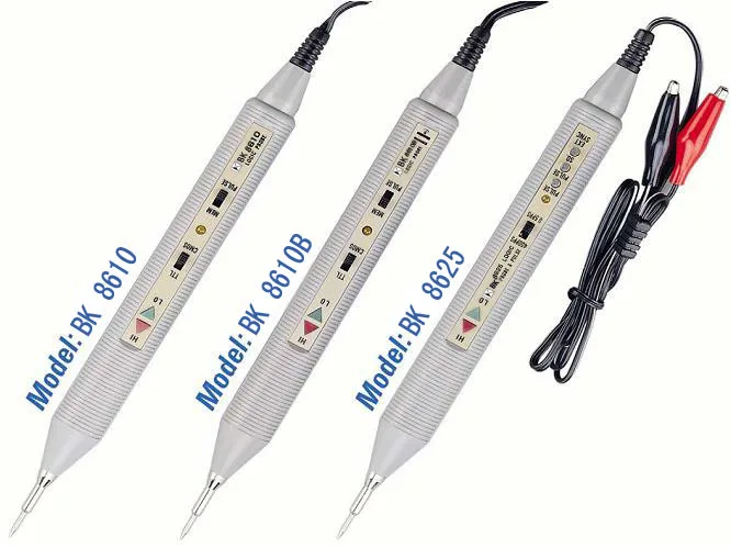 

BK8610B Logic Probe Pen(20MHz Frequency Response) 1MW Input Impedance 500ms Pulse Indicator Flash Time