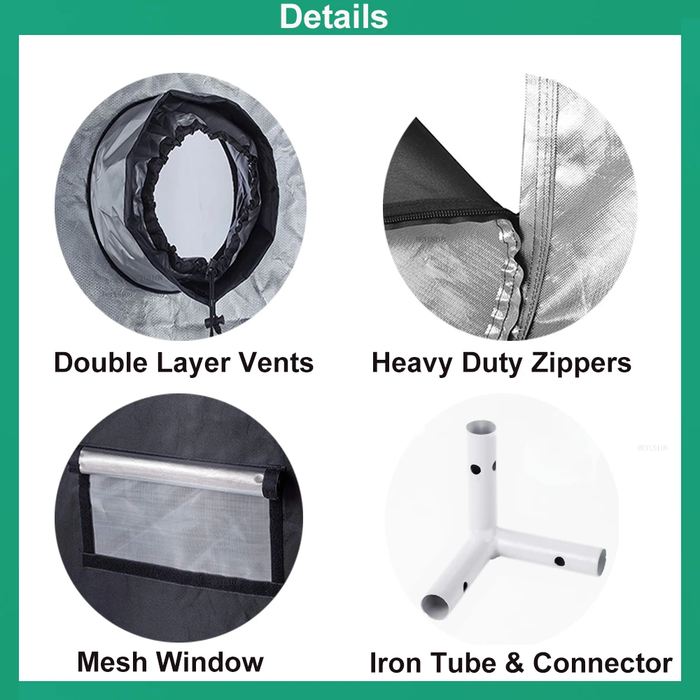 Growing Tent Plant Grow Box Tents Growbox Room Dark Hydroponics Grow Light Green House Plant Indoor Gardening grow tent vent cover,grow tent trellis net,garden greenhouse cover