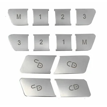 

12pcs Memory Button Cover Trim Seat ABS For Benz C Class W204 2008-2013