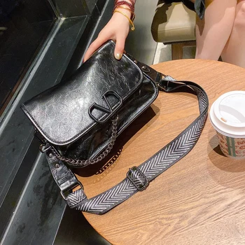 

High-quality Split Leather Messenger Bags for Women Classic Retro Shoulder Crossbody Bags Casual Large Capacity Small Square Bag