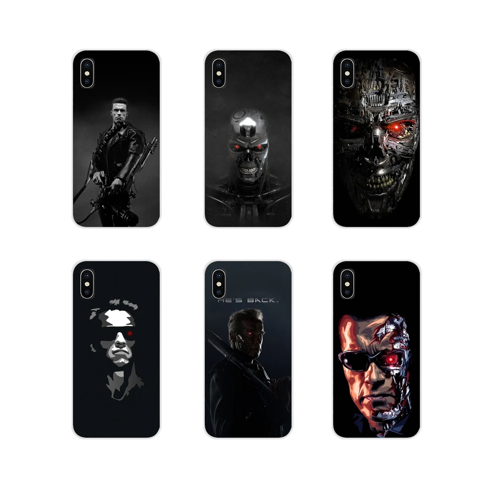 Fashoin Movie Terminator TPU Transparent Case Cover For Xiaomi Mi4 Mi5 Mi5S Mi6 Mi A1 A2 5X 6X 8 9 Lite SE Pro Max Mix 2 3 2S | Мобильные