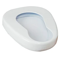 Portable Bedpan, Metal Smooth Contoured Bed Pan Seat Urinal Incontinence Aids Device for Bedridden Patient Home Daily 1