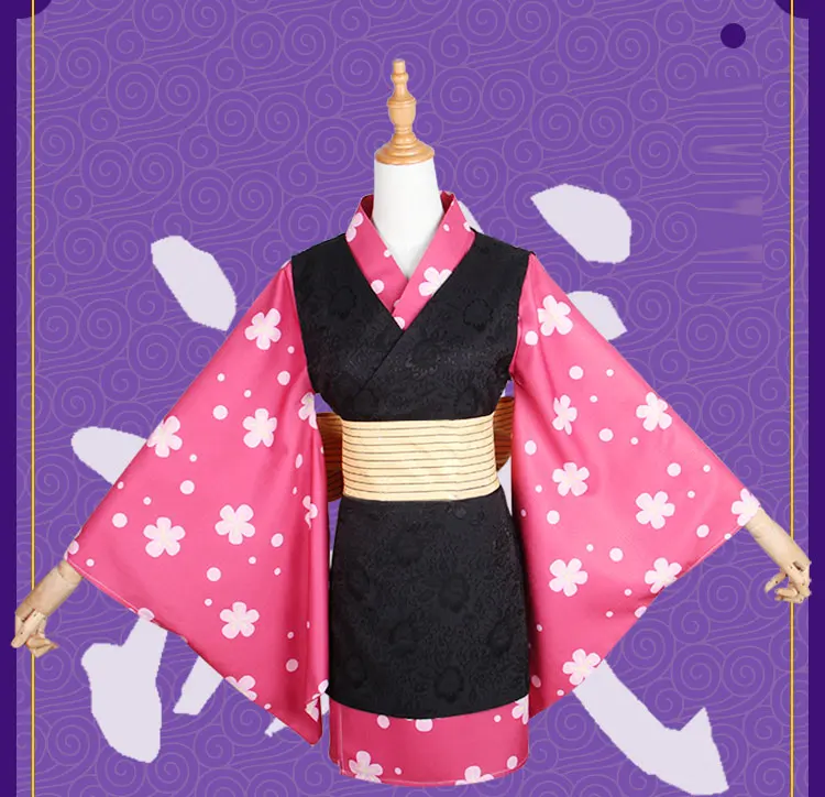 Kimetsu no Yaiba Makomo, костюм для косплея, кимоно, платье, Униформа, аниме, одежда для мужчин, полный комплект, размеры s-xl