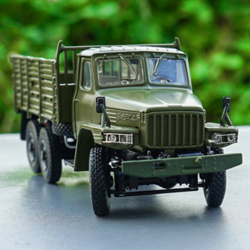 Высокое качество 1:43 Dongfeng EQ240 внедорожный военный автомобиль сплав модель, литье под давлением классическая модель автомобиля коллекция