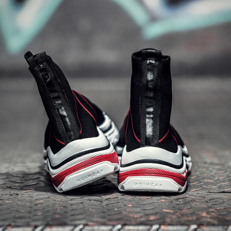 

Socks and shoes men's high sports shoes hip hop hip man shoe trendy young spring shoes