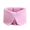 Solid Winter Neck Scarf Ring Button Magic Infinite Snood Women Warm Face Cover for Lady Bandana Knitted Scarves 2022 New ► Photo 2/6