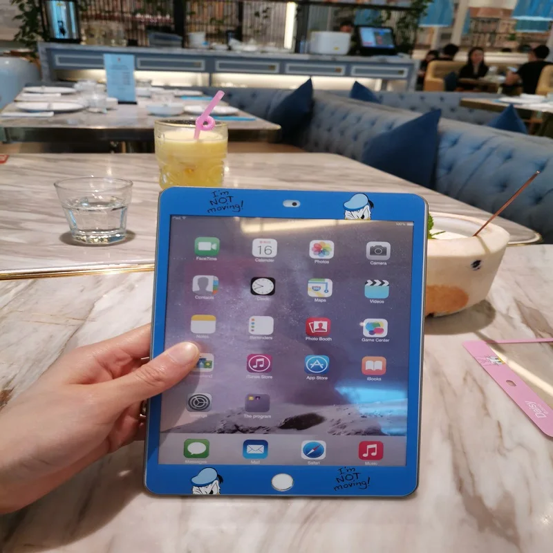 Мультяшная защитная пленка из закаленного стекла для планшета для iPad mini 123, 7,9 дюймов, Защитное стекло для экрана для Ipad Mini 4 5, чехол+ ручка - Цвет: For IPad Mini 4 5